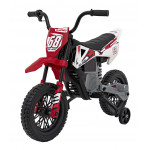 Elektrická motorka PANTONE 361C - červená